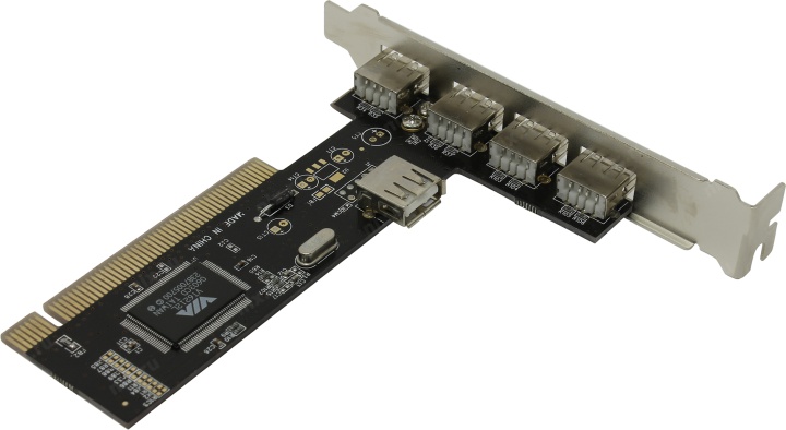 Контроллер Orient DC-602 (OEM) PCI USB2.0 4 port-ext  1 port-int