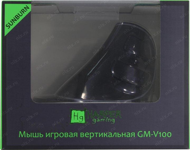 Манипулятор HARPER Gaming Mouse Sunburn  GM-V100 USB (RTL) 6btn+Roll