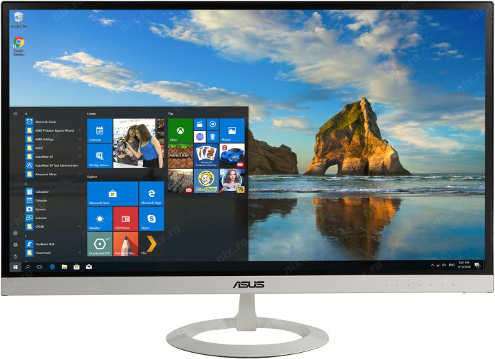 27"    ЖК монитор ASUS VZ279HE-W (LCD  1920x1080 D-Sub  HDMI)