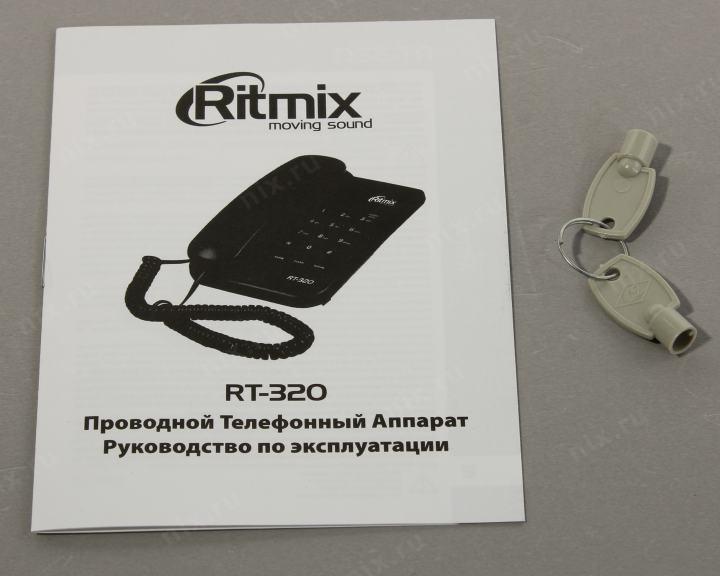 Ritmix RT-320 Black  телефон