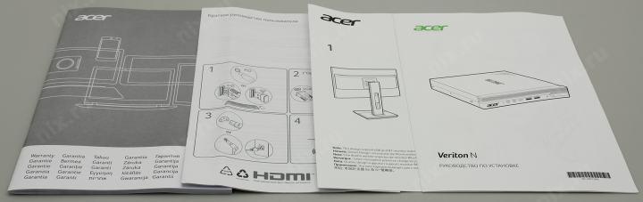 ПЭВМ Acer Veriton N4670G DT.VTZER.03D i5 10400/8/1Tb+256SSD/WiFi/BT/noOS