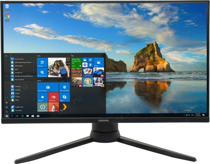27"    ЖК монитор Samsung Odyssey G3 F27G33TFWI с поворотом экрана (LCD 1920x1080 D-Sub  HDMI DP)
