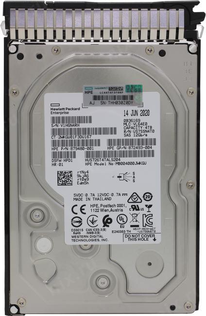 Жёсткий диск HP 872487-B21 HDD 4 Tb SAS