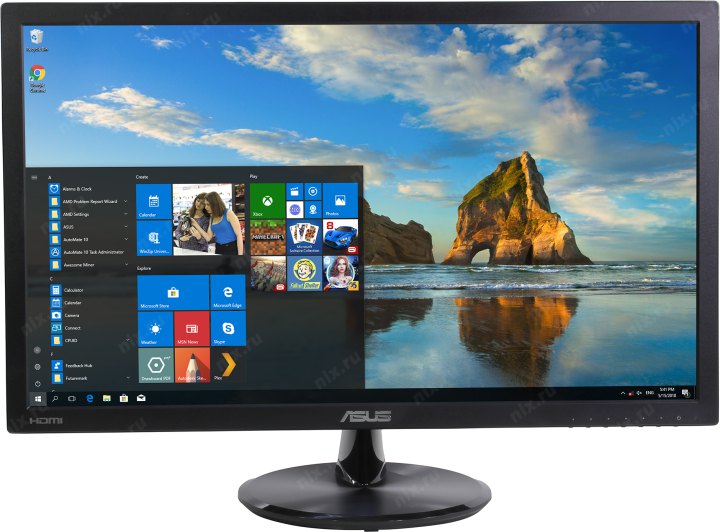 23.6" ЖК монитор ASUS VP247HAE BK (LCD 1920x1080 D-Sub HDMI)