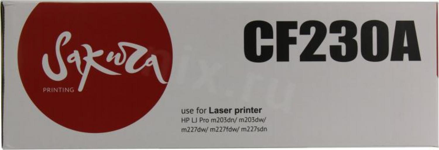 Картридж SAKURA CF230A для  HP LJ  M203/M227