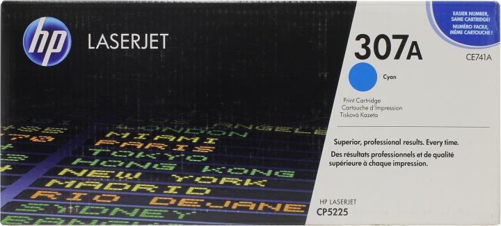 Картридж HP CE741A (№307A) Cyan для HP Color LaserJet  CP5225