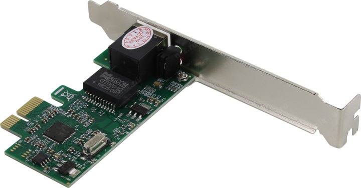 Сетевой адаптер ExeGate EXE-560 (PCI-E x1 v2.0, 1xRJ45, UTP 10/100/1000Mbps, Realtek Chipset RTL8111C)