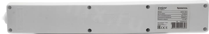 Удлинитель ExeGate ECE-6-1.8W (6 евророзеток с заземлением, 1.8м, белый)