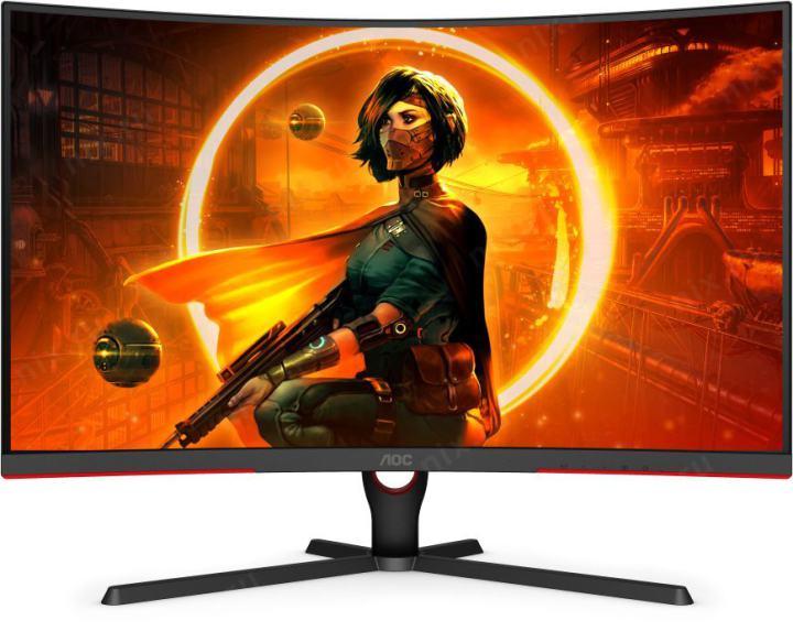 31.5" ЖК монитор  AOC C32G3AE  Black&Red