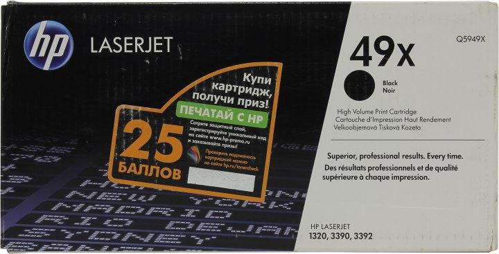 Картридж HP Q5949X (№49X) BLACK  для HP LJ 1320  серии (повышенной  ёмкости)