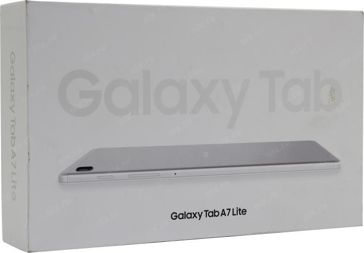 Планшет Samsung Galaxy Tab A7 Lite  SM-T220NZSFSER Silver 2.3+1.8Ghz/4/64Gb/GPS/ГЛОНАСС/WiFi/BT/Andr/8.7"/0.366 кг