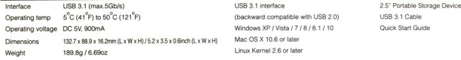 Накопитель ADATA AHD330-1TU31-CRD Durable HD330 Red USB3.1 Portable 2.5"  HDD  1Tb EXT  (RTL)
