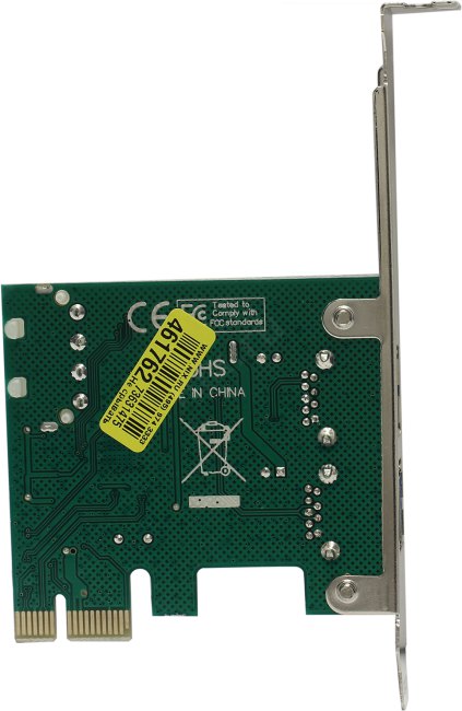 Контроллер ExeGate EXE-319 (PCI-E x1 v2.0, 2*USB3.0 ext., разъем доп.питания, ASMedia Chipset ASM1042)