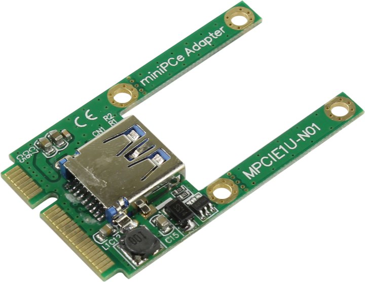 Контроллер Espada MEUU (OEM)  miniPCI-E ->  USB