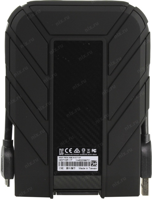 Накопитель ADATA  AHD710P-1TU31-CBK HD710 Pro USB3.1 Portable 2.5" HDD 1Tb EXT (RTL)