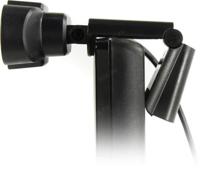 Веб-камера ExeGate BlackView C525 HD Tripod (матрица 1/3" 1,3 Мп, 1280х720, 720P, 30fps, 4-линзовый объектив, шторка, USB, фиксированный фокус, микрофон с шумоподавлением, универсальное крепление, штатив Flex в комплекте, кабель 1,5 м, Windows® 7/8/10/11,
