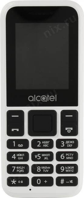 Телефон Alcatel 1066D-2BALRU5 Warm White (QuadBand 1.8" GSM microSD 0.3Mpx 63  г)