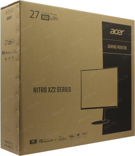 27" ЖК монитор Acer UM.HX2EE.P13 XZ272UPbmiiphx Black (Curved LCD 2560x1440 HDMI  DVI)