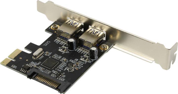 Контроллер Orient AM-3U2PE (OEM)  PCI-Ex1  USB3.0 2 port-ext