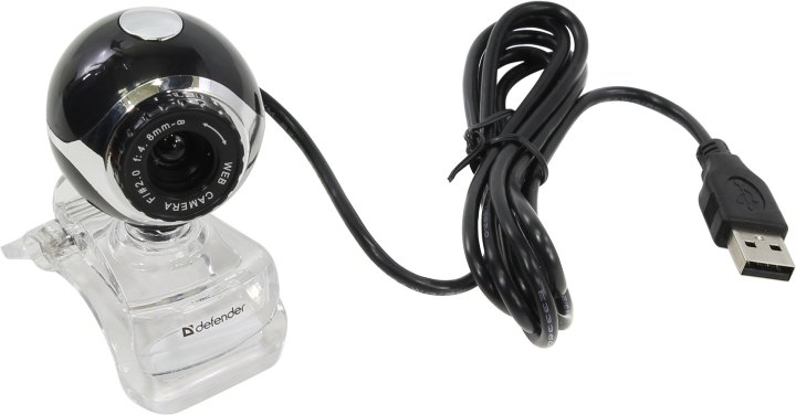 Интернет-камера Defender C-090 Black (USB2.0 640x480 микрофон) 63090