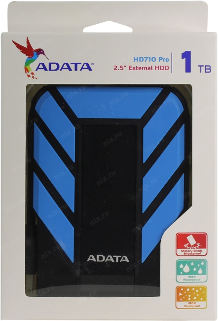 Накопитель ADATA AHD710P-1TU31-CBL HD710 Pro USB3.1 Portable 2.5" HDD 1Tb EXT (RTL)