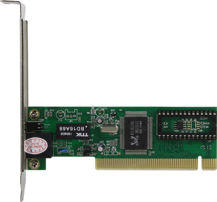 Сетевой адаптер ExeGate EXE-520 (PCI v2.2, 1xRJ45, UTP 10/100Mbps, Realtek Chipset RTL8139D)