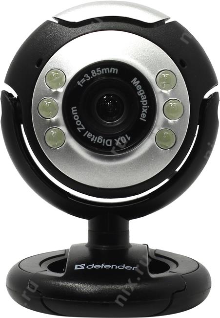 Интернет-камера Defender C-110 (USB2.0  640x480  микрофон подсветка) 63110