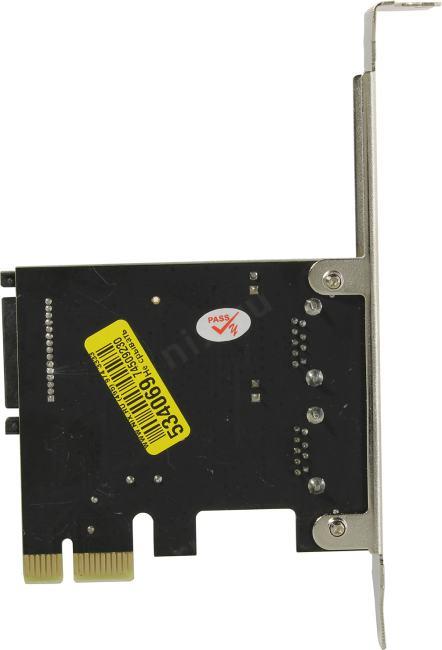 Контроллер Orient AM-3U2PE (OEM)  PCI-Ex1  USB3.0 2 port-ext