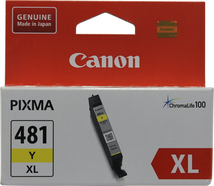 Чернильница Canon CLI-481XLY Yellow  для Pixma  TR7540/TR8540/TS6140/TS8140/TS9140