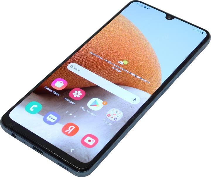 Смартфон Samsung Galaxy A32  SM-A325FZBDSER Blue (2+1.8GHz4Gb6.4"2400x1080 AMOLED4G+WiFi+BT64Gb+microSD64+8+5+5Mpx)