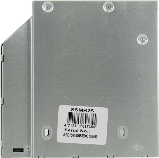 AgeStar SSMR2S-1A Шасси для 2.5” SATA HDD 9.5мм для установки в SATA 9.5мм  отсек  оптического привода  ноутбука