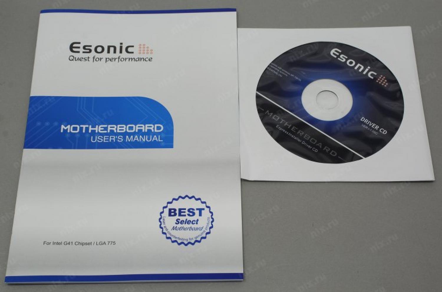 Мат. плата Esonic G41CPL3 (RTL) LGA775 G41 PCI-E+SVGA GbLAN SATA ATX  2DDR3