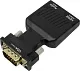 Конвертер VGA to HDMI Converter VGA(15M)+audio-->  HDMI  (F) (питание  miсroUSB)