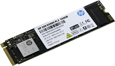 Накопитель SSD 250 Gb M.2 2280 M HP EX900 2YY43AA 3D  TLC