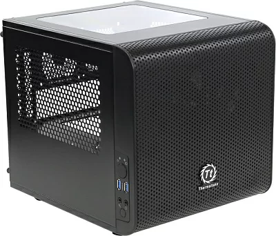 Корпус Minitower Thermaltake CA-1B8-00S1WN-00 Core V1 Mini-ITX без БП с окном