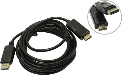 KS-is KS-385-3 Кабель-адаптер DisplayPort(M) -> HDMI (M) 3м