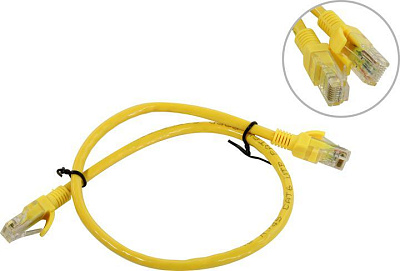 Кабель Patch Cord  UTP кат.6 0.5м жёлтый