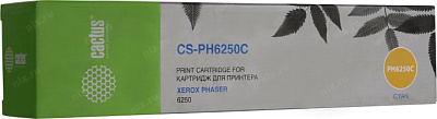 Картридж Cactus CS-PH6250C Cyan  для  Xerox Phaser 6250