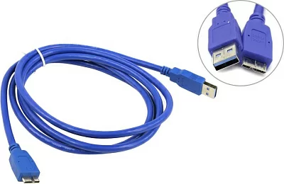 VCOM VUS7075-1.8м Кабель USB 3.0  A-->USB  3.0 Micro-B  1.8м