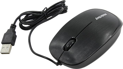 Манипулятор SmartBuy One Optical Mouse SBM-214-K (RTL) USB 3btn+Roll