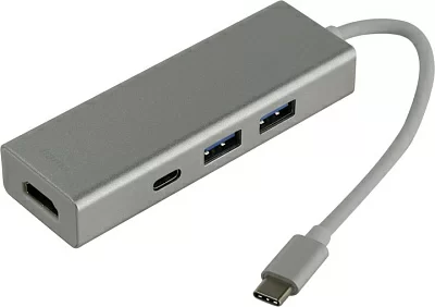 Разветвитель Hama 135756 3-port USB3.1 HubHDMI подкл. USB-C