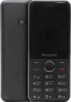 Телефон Philips Xenium E172 Black (DualBand 2.4" 320x240  EDGE+BT  microSD 0.3Mpx 100г)