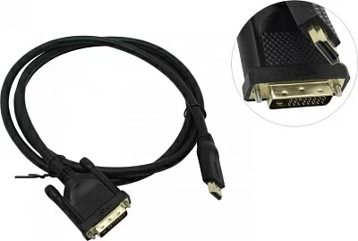 VCOM CG484G-1.5m Кабель HDMI to DVI-D (19M  -25M) 1.5м