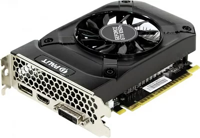 Видеокарта 4Gb PCI-E GDDR5 Palit GTX1050Ti  StormX (RTL)  DVI+HDMI+DP GeForce  GTX1050Ti