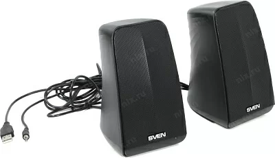 Колонки SVEN 380 Black  (2x3W  питание от  USB)