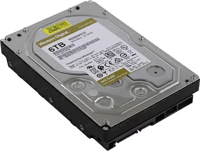 Жёсткий диск HDD 6 Tb SATA 6Gb/s Western Digital Gold WD6003FRYZ 3.5" 7200rpm 256Mb