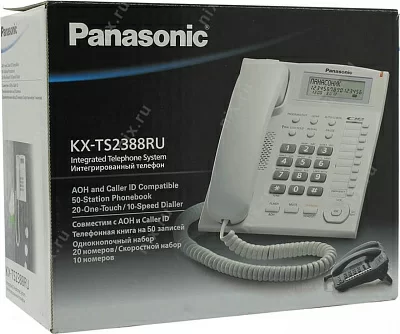 Panasonic  KX-TS2388RUB Black телефон