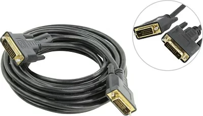 TV-COM CG441D-5м Кабель DVI-D to DVI-D  (25M  -25M)  5м 2  фильтра