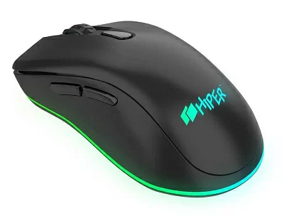 Манипулятор HIPER Gaming Mouse <GMUS-4000 COBRA>  Black USB (RTL) 6btn+Roll