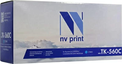 Картридж NV-Print аналог TK-560C  Cyan для Kyocera C5300/5350/P6030